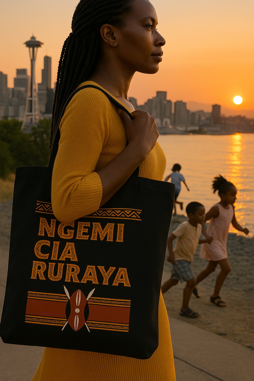 Mali safi tote bags