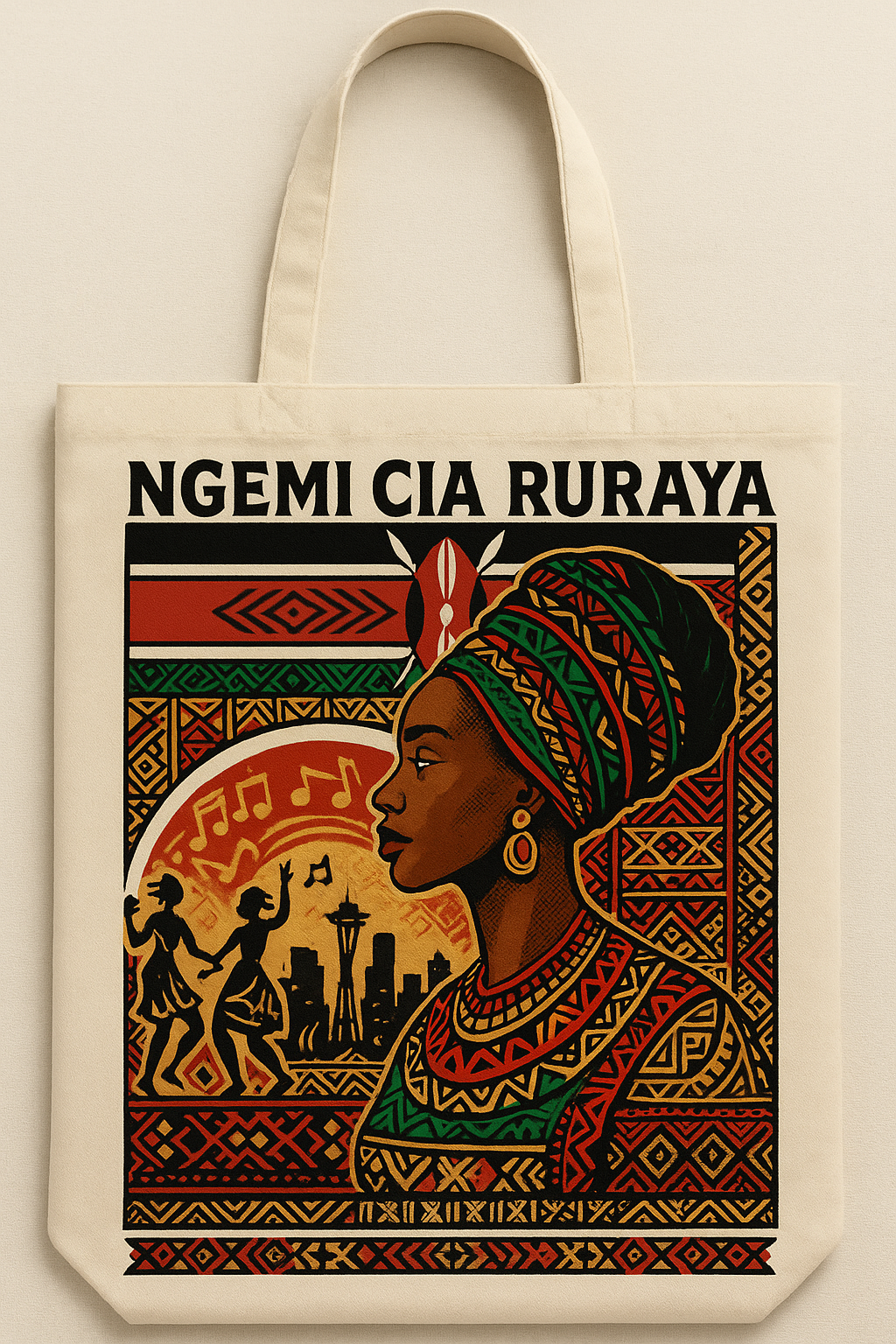 Mali safi tote bags